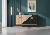 Divolia Grey and Black Sideboard by New Era Innovations at Eve Furniture