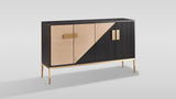 Divolia Grey and Black Sideboard by New Era Innovations at Eve Furniture