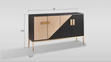 Divolia Grey and Black Sideboard by New Era Innovations at Eve Furniture