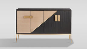Divolia Grey and Black Sideboard by New Era Innovations at Eve Furniture