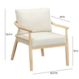 Dixie Chenille Velvet Accent Chair by TOV Furniture at Eve Furniture