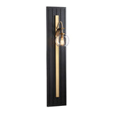 Dixon Black/Gold Wall Sconce (Set of 2) by Crestview at Eve Furniture