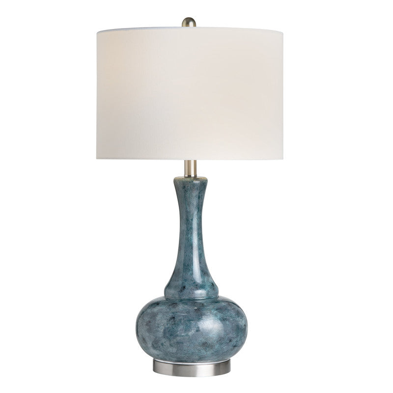 Dixon Teal Table Lamp (Set of 2) by Crestview at Eve Furniture
