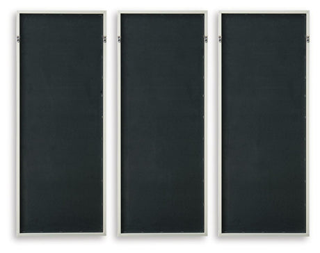Dixonburg Taupe/Gray Wall Art, Set of 3 by Ashley at Eve Furniture