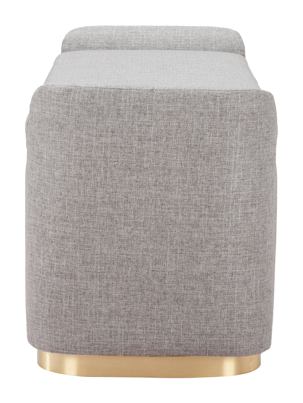 Dobo Gray Storage Bench by Zuomod at Eve Furniture