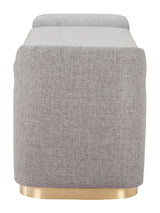 Dobo Gray Storage Bench by Zuomod at Eve Furniture