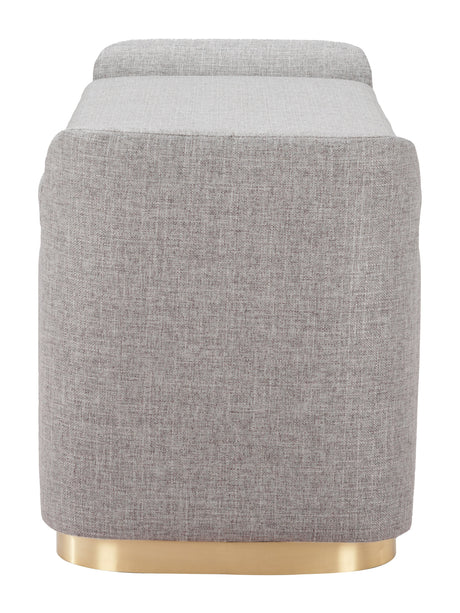 Dobo Gray Storage Bench by Zuomod at Eve Furniture