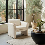 Dobra Oatmeal Beige Accent Chair by Zuomod at Eve Furniture