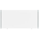 Dobrev Glossy White/Clear 2-Drawer Writing Desk by Coaster at Eve Furniture