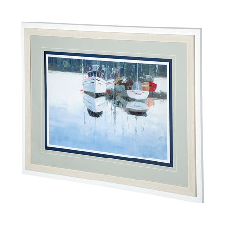 Dock Tight by Mercana Studio a Framed Art Print Matted under Glass by Mercana at Eve Furniture