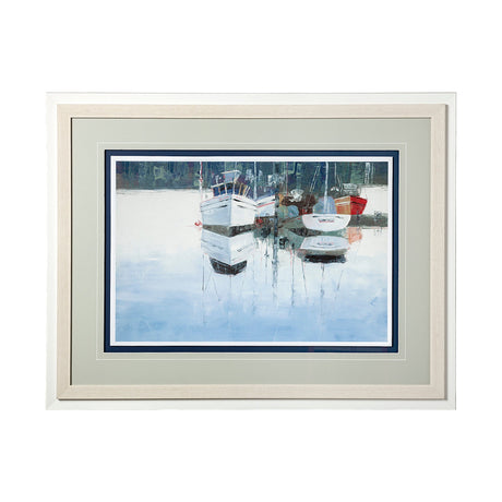 Dock Tight by Mercana Studio a Framed Art Print Matted under Glass by Mercana at Eve Furniture