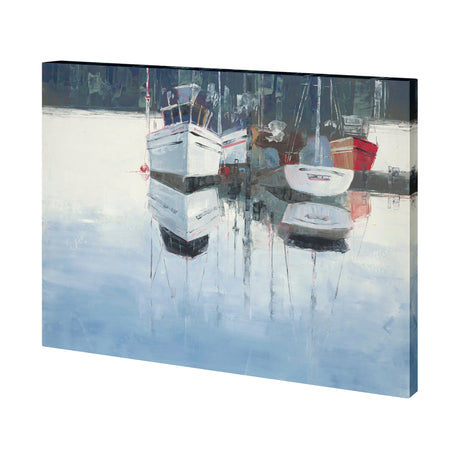 Dock Tight by Mercana Studio a Hand Embellished Textured Canvas by Mercana at Eve Furniture