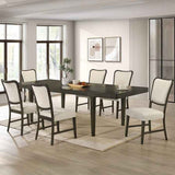 Doconde Espresso 7-Piece Dining Room Set