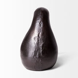 Dodo Kiwi 7L x 4W Black Cast Aluminum Mauritian Bird Sculpture by Mercana at Eve Furniture