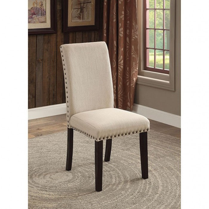 Dodson Black/Beige Side Chair Set of 2