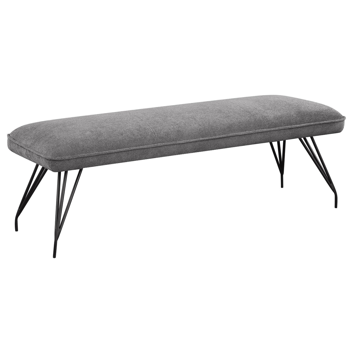 Dodson Fabric Upholstered Dining Bench Grey by Coaster at Eve Furniture