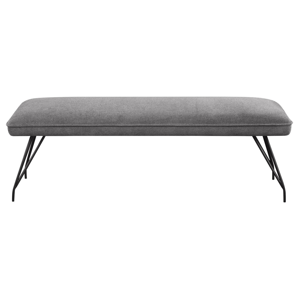 Dodson Fabric Upholstered Dining Bench Grey by Coaster at Eve Furniture