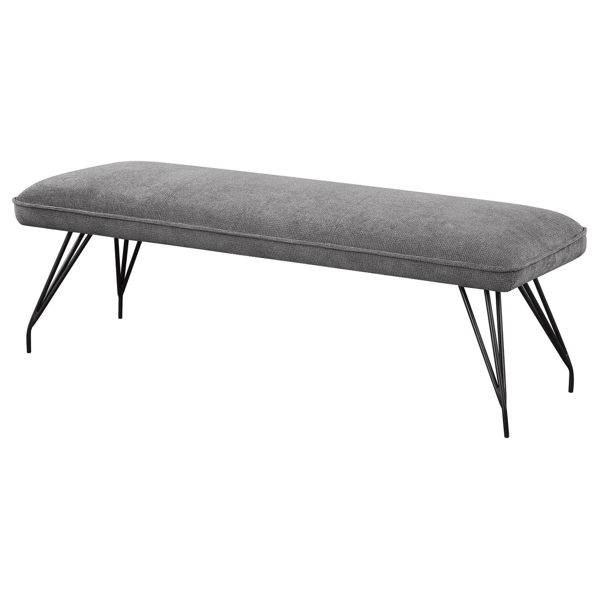 Dodson Fabric Upholstered Dining Bench Grey by Coaster at Eve Furniture
