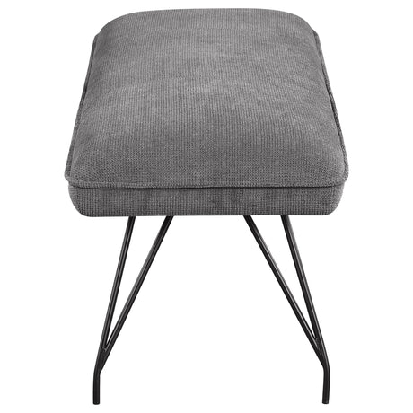 Dodson Fabric Upholstered Dining Bench Grey by Coaster at Eve Furniture