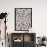Dog Sketches II by Mercana Studio Hand Embelished Framed Artwork Matted under Glass by Mercana at Eve Furniture