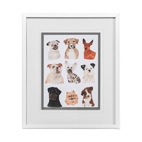 Doggos & Puppers I by June Erica Vess a Framed Art Print Matted under Glass by Mercana at Eve Furniture