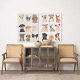 Doggos & Puppers II by June Erica Vess a Hand Embellished Textured Canvas by Mercana at Eve Furniture