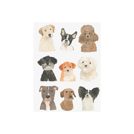 Doggos & Puppers II by June Erica Vess a Hand Embellished Textured Canvas by Mercana at Eve Furniture