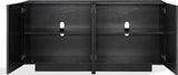 Doheny Black/Brass Wood and Metal Two Door Sideboard by Modus Furniture at Eve Furniture