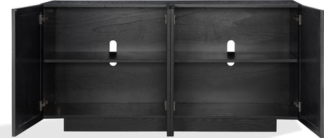 Doheny Black/Brass Wood and Metal Two Door Sideboard by Modus Furniture at Eve Furniture