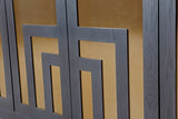 Doheny Black/Brass Wood and Metal Two Door Sideboard by Modus Furniture at Eve Furniture