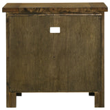Doherty Rustic Brown 1-drawer Nightstand Bedside Table by Coaster at Eve Furniture