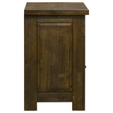 Doherty Rustic Brown 1-drawer Nightstand Bedside Table by Coaster at Eve Furniture