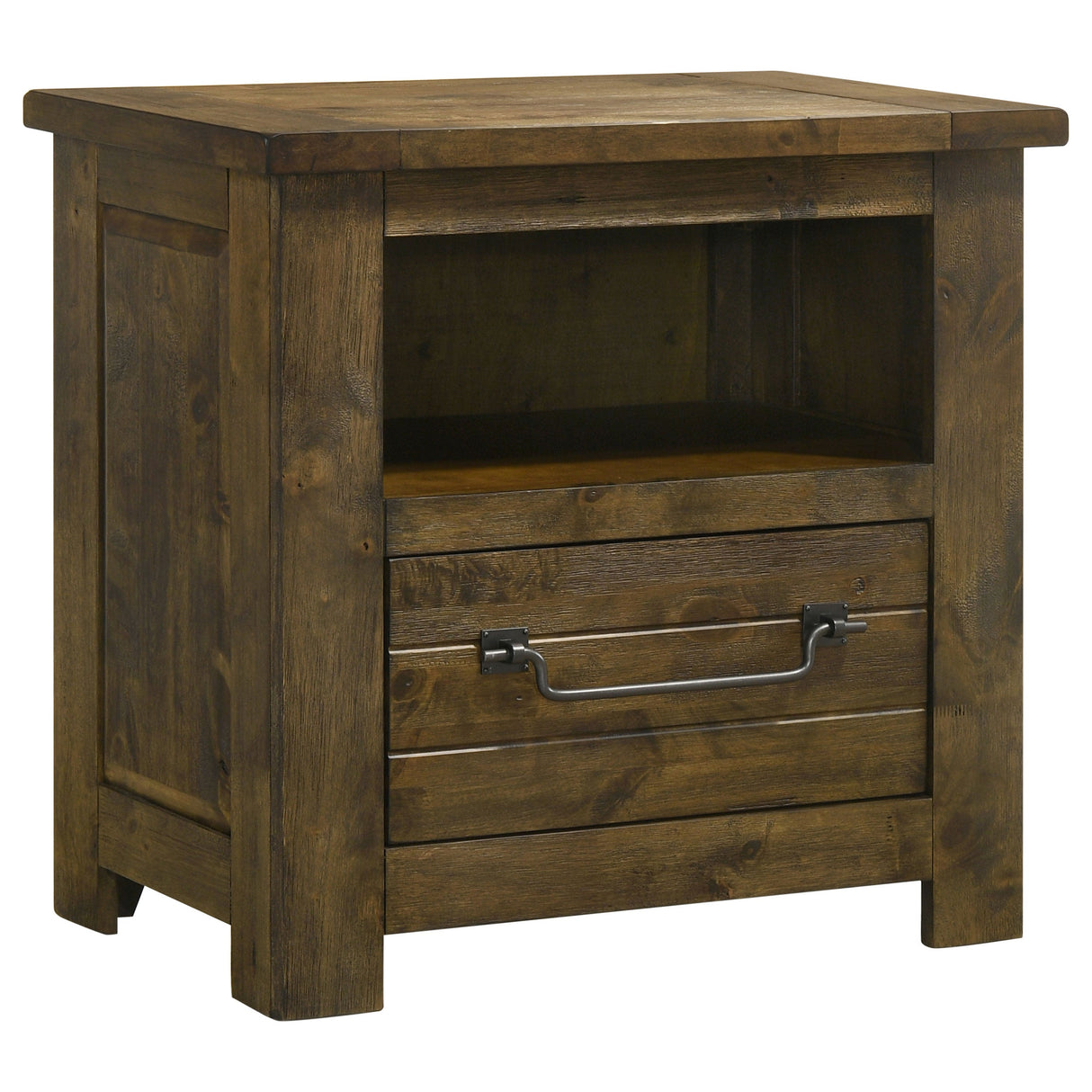 Doherty Rustic Brown 4-Piece Eastern King Bedroom Set by Coaster at Eve Furniture