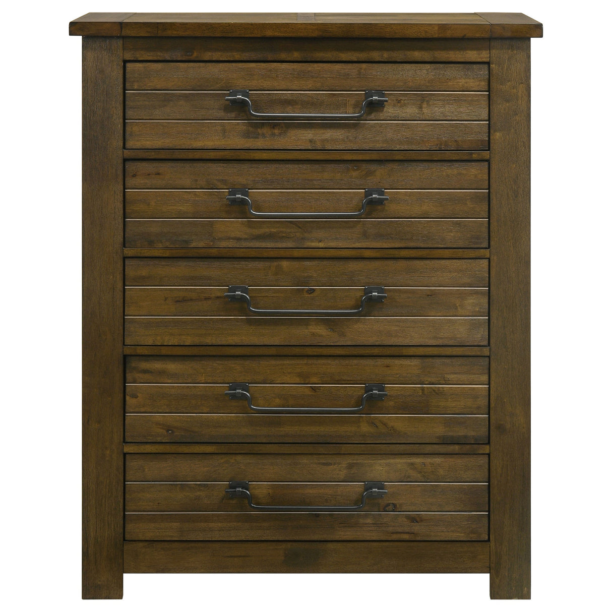 Doherty Rustic Brown 5-drawer Chest Of Drawers by Coaster at Eve Furniture