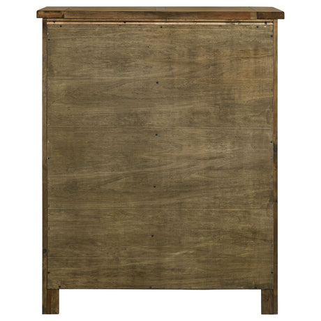 Doherty Rustic Brown 5-drawer Chest Of Drawers by Coaster at Eve Furniture