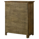 Doherty Rustic Brown 5-drawer Chest Of Drawers by Coaster at Eve Furniture
