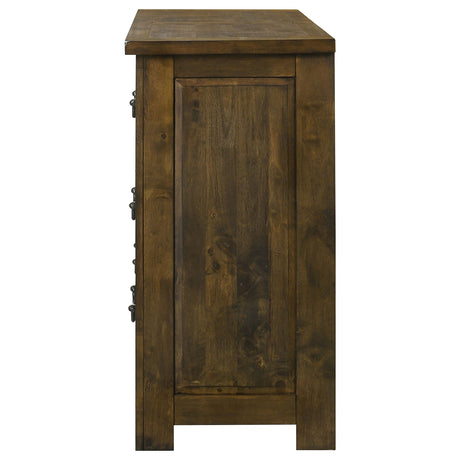 Doherty Rustic Brown 6-drawer Bedroom Dresser by Coaster at Eve Furniture