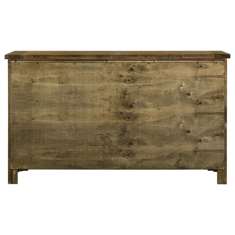 Doherty Rustic Brown 6-drawer Bedroom Dresser by Coaster at Eve Furniture