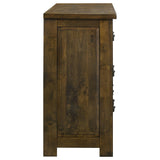 Doherty Rustic Brown 6-drawer Bedroom Dresser by Coaster at Eve Furniture