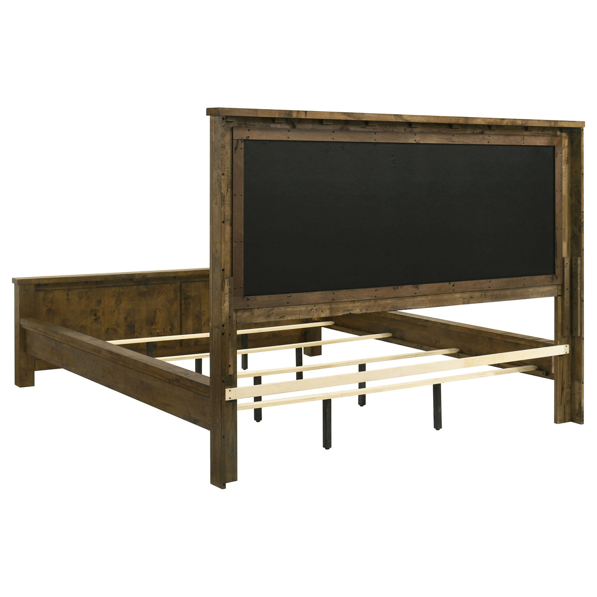 Doherty Rustic Brown California King Linen Panel Bed by Coaster at Eve Furniture