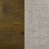 Doherty Rustic Brown Queen Linen Upholstered Panel Bed by Coaster at Eve Furniture