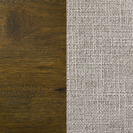 Doherty Rustic Brown Queen Linen Upholstered Panel Bed by Coaster at Eve Furniture