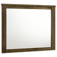 Doherty Rustic Brown Rectangular Dresser Mirror by Coaster at Eve Furniture