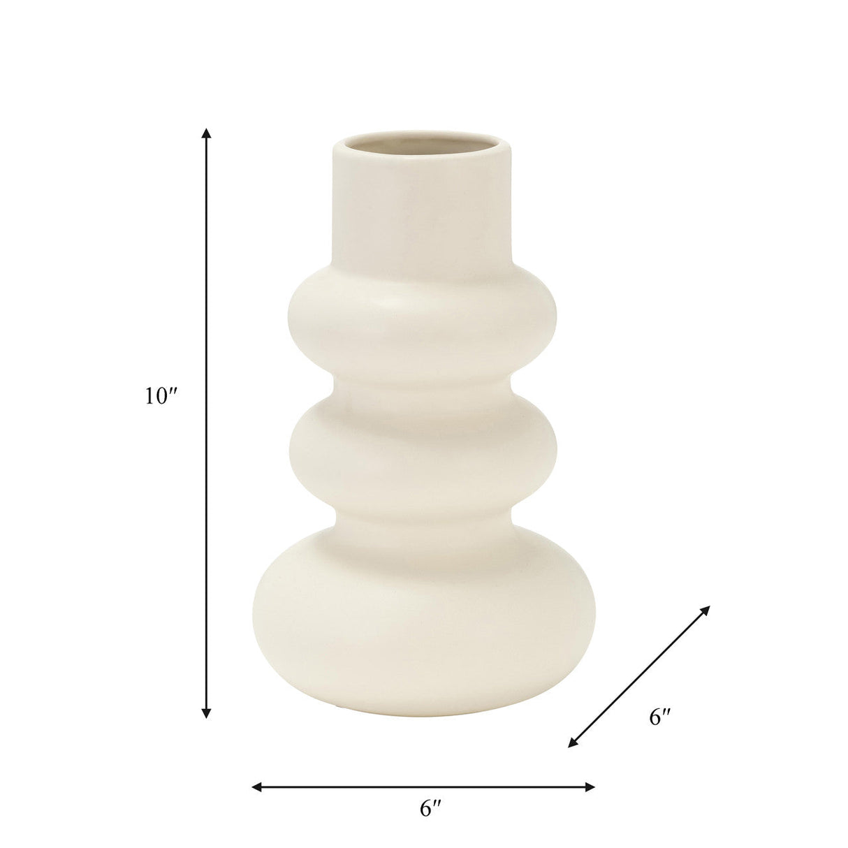 Dol, 10"h Stacked Spheres, Cotton