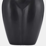 Dol, 12"h Torso Vase, Black