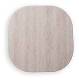 Dolan Creek Beige/Brown Square End Table by Ashley at Eve Furniture