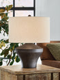 Dolanham Distressed Brown Table Lamp by ASHLEY FURNITURE at Eve Furniture