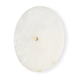 Dolly Brushed Gold Metal w/ Alabaster Shade 4-Light Wall Sconce by Mercana at Eve Furniture