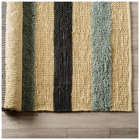 Dolman Multi-Colored Jute Hand Woven Rug by Mercana at Eve Furniture