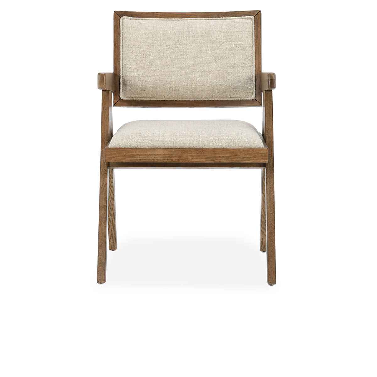 Dolton Beige/Natural Dining Arm Chair by Classic Home at Eve Furniture